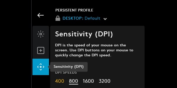 Change Mouse Sensitivity DPI