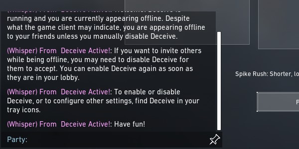 Deceive active
