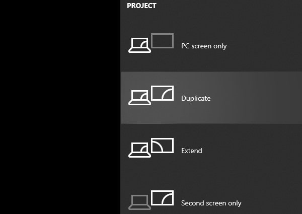 Duplicate Display - Project Display