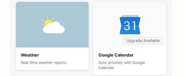 Google Calendar Widget for Notion