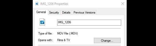 MOV Video File - Play MOV Files on Windows 10