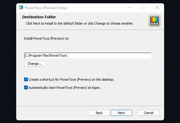 Automatically start PowerToys Preview