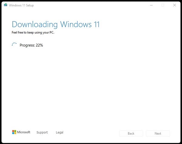 Downloading Windows 11 ISO File