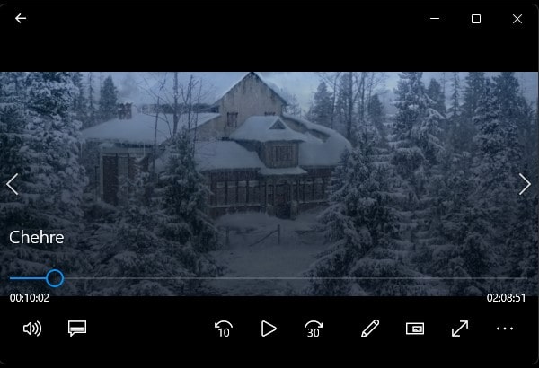Films & TV App - Windows 11 Video Player