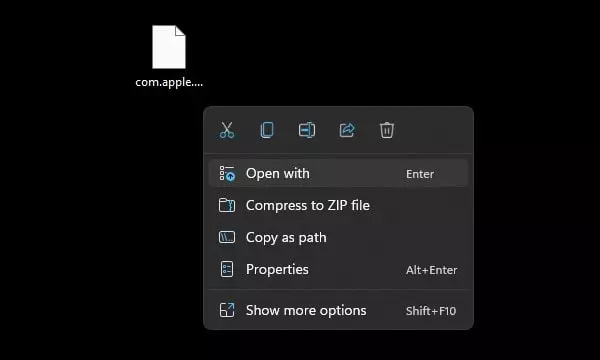 Open APK with - Sideload Android Apps on Windows 11