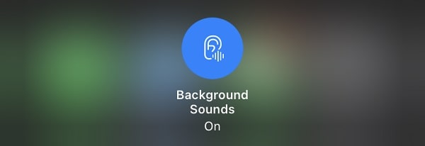 Turn Off Background Sounds from Hearing in iPhone