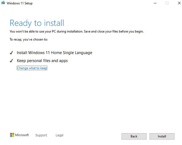 Windows 11 Ready to Install - Upgrade Windows 10 to Windows 11