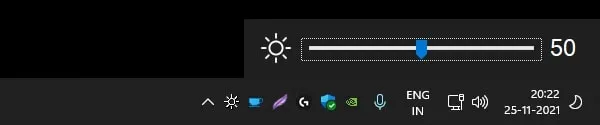 Add Brightness Slider in Windows 11 Taskbar
