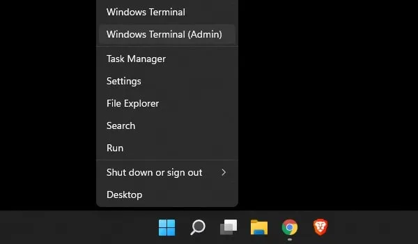 Run Windows Terminal as Administrator