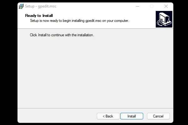 Install Group Policy Editor in Windows 11 Home