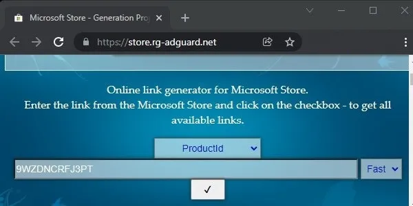 Download latest version of Groove Music using Product ID 
