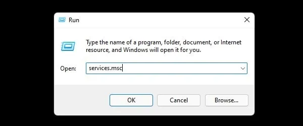 Open Windows 11 Services