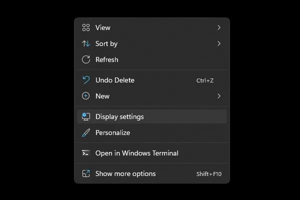 Windows 11 Display Settings