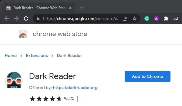 Dark Reader - Chrome Extension