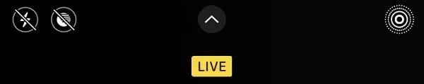 Turn on iPhone Live Photos Feature