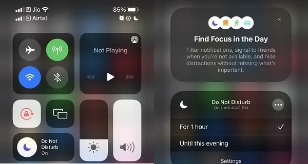 Disable Do Not Disturb to Unsilenced iPhone Calls