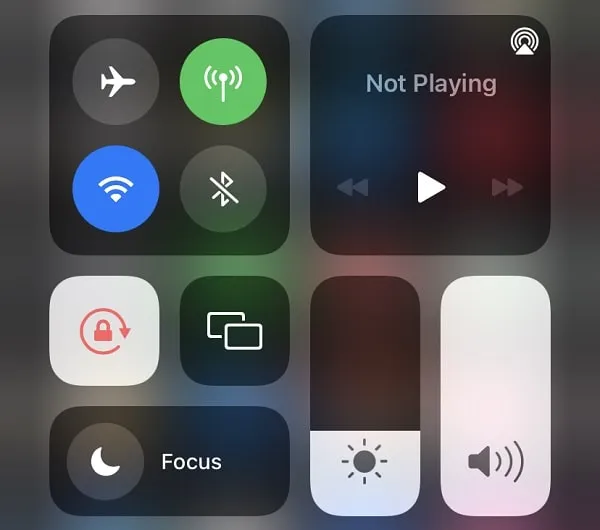 Disable iPhone Focus Mode