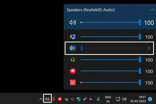 Use EarTrumpet to Turn Off Audio in Microsoft Teams Meetings