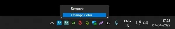 Change CPU GPU Temperature Tray Icon Color