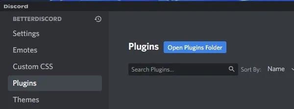 Open Plugin Folder to Transfer Plugins files