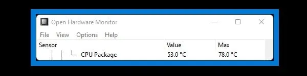 Pin CPU GPU Temperature Anywhere on Desktop