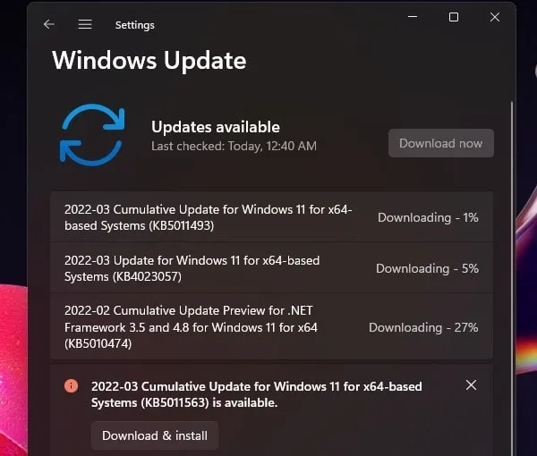Rectify 11 Windows 11 Updates 