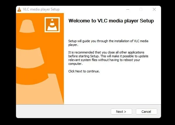 Install VLC Media Player on Windows 11