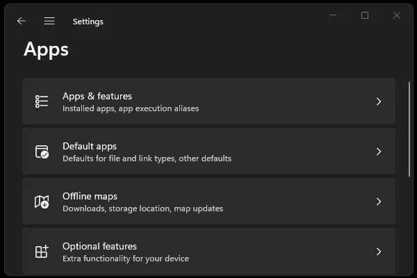 Windows 11 options features