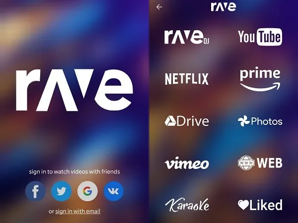 Rave App Watch Netflix with Friends