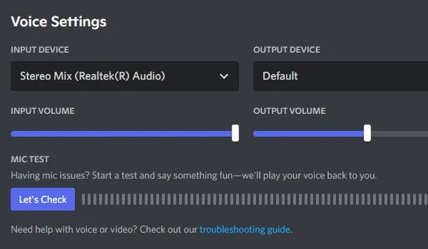 Stereo Mix in Discord to Play Desktop Audio through Mic