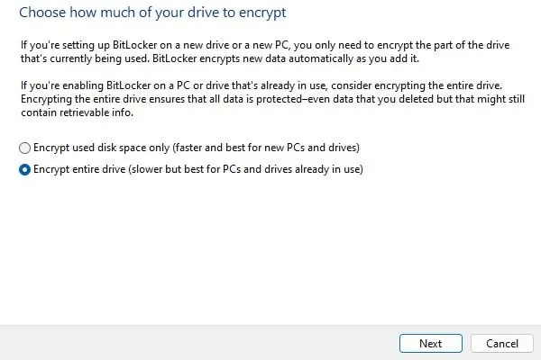 Encrypt and Password Protect Entire Drive Space