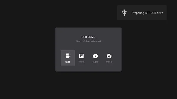Insert USB Drive to Android TV