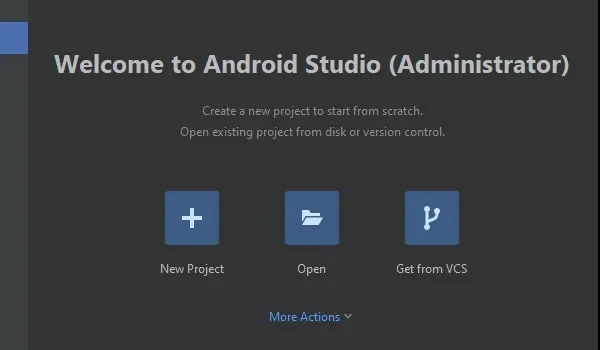 Start New Project Android Studio