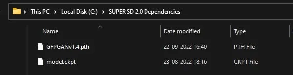 Download and Extract SUPER SD 2.0 Dependencies Files