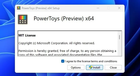 Install PowerToys on Windows 11