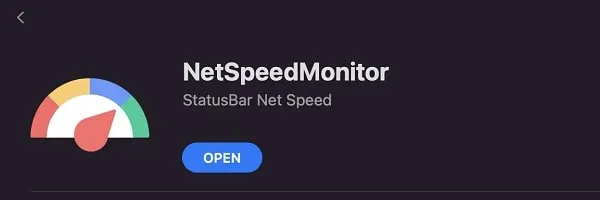 Install Net Speed Monitor App on macOS