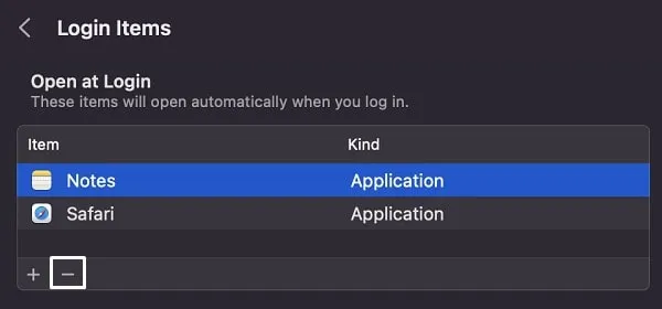 Remove Startup Apps from macOS Ventura