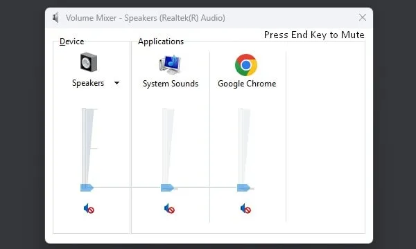 Mute System Volume using Custom Keyboard Shortcut