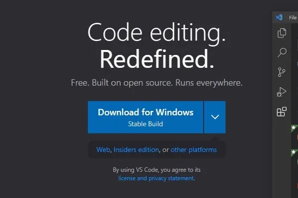 Download VS Code for Windows