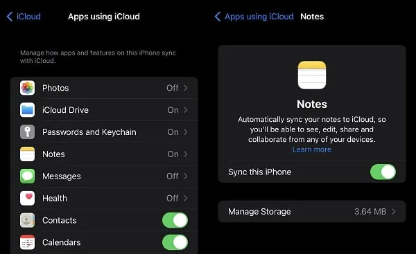 Sync this notes app with iPhone