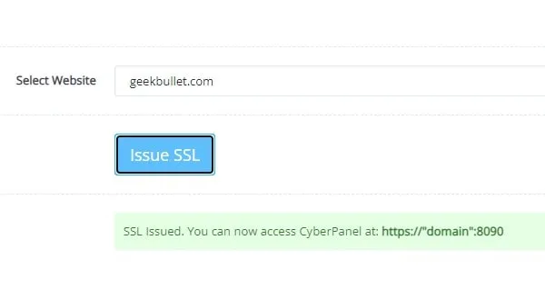 Issue SSL For Hostname