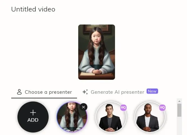 Choose a presenter