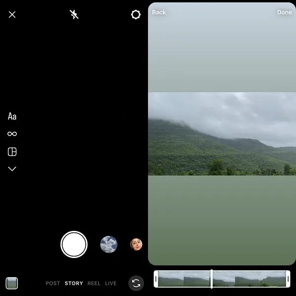 Convert Horizontal Video to Vertical using Instagram