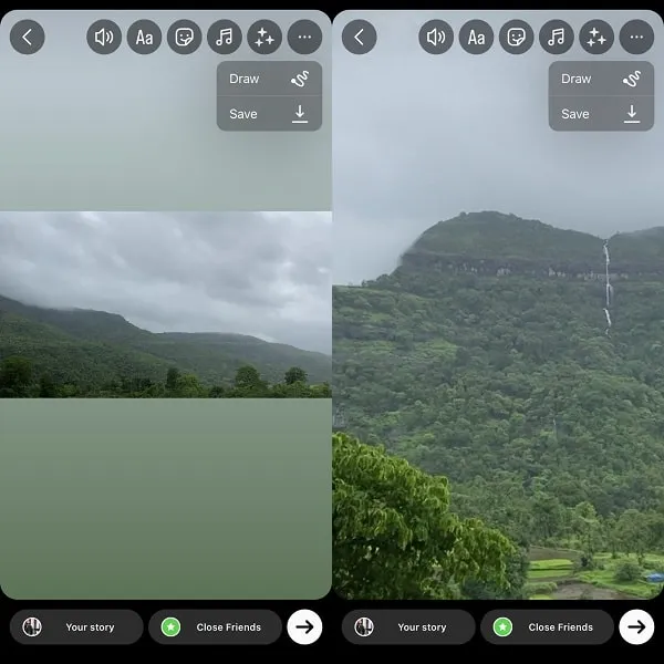 Pinch and Zoom Video for Instagram Reels
