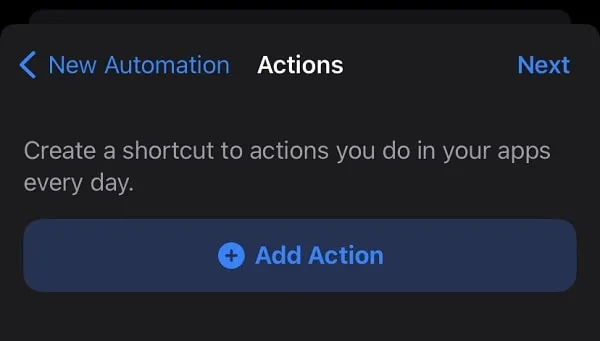 Add New Action to Charging Automation