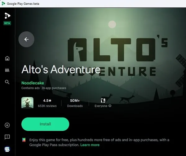 Install Alto Adventure on PC